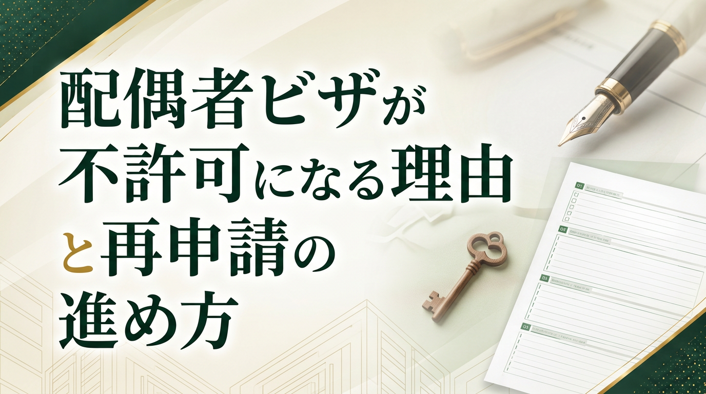 配偶者ビザが不許可になる理由と再申請の進め方サムネイル画像